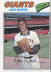 1977 Topps Baseball Cards      609     Jim Barr